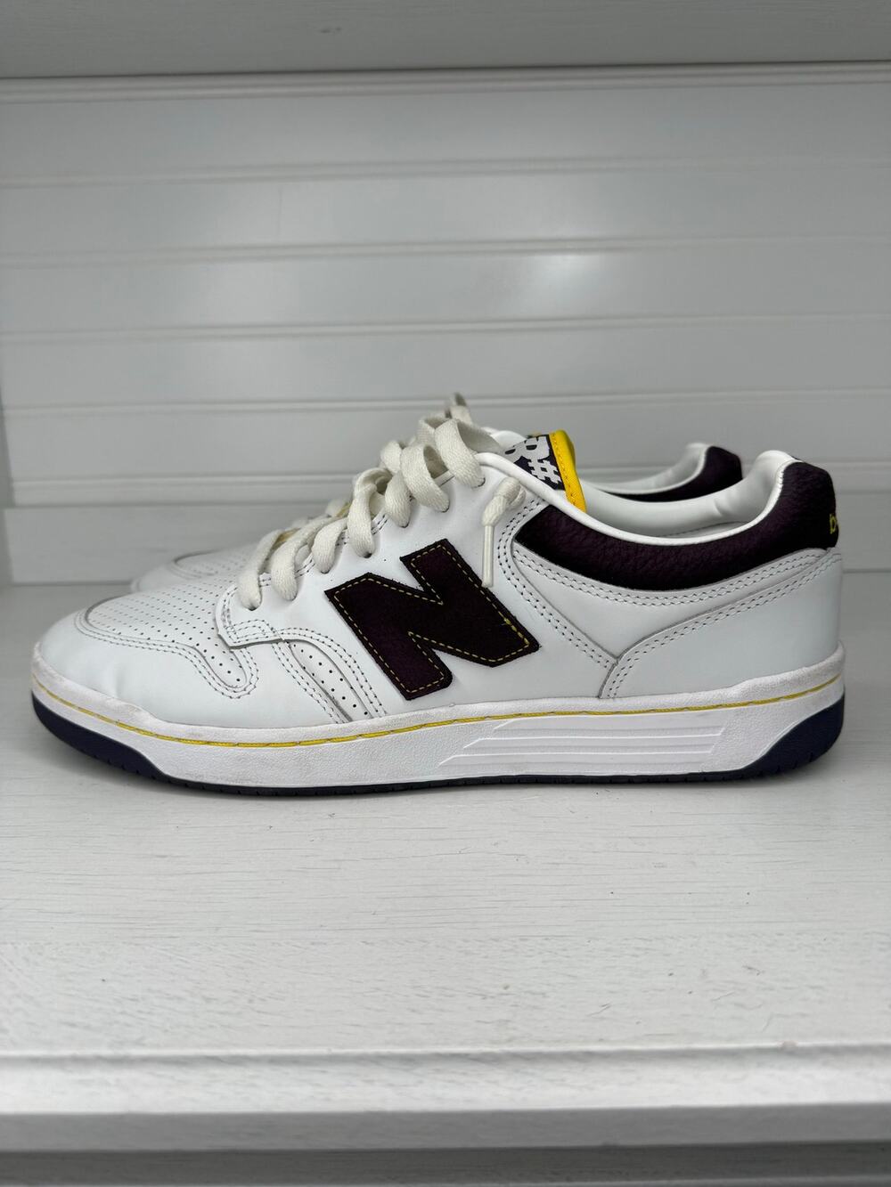 New Balance Numeric 480 Lakers Eighties Pack White Purple Men’s 12 NM480PST